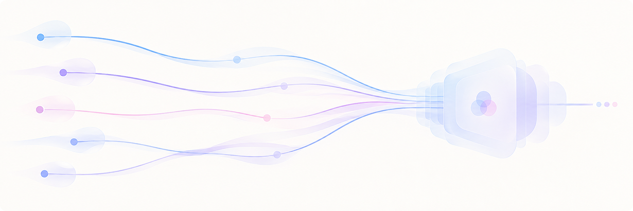Mind Journey connected signals illustration
